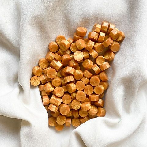 Antique gold waxbeads