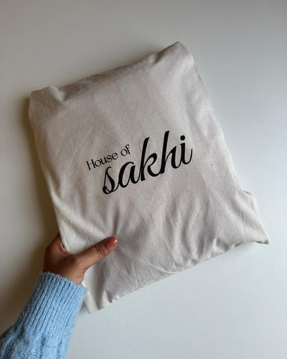 Printed Button Bag