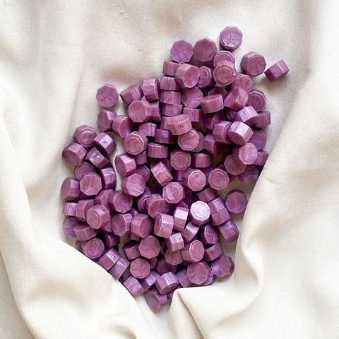 Purple waxbeads