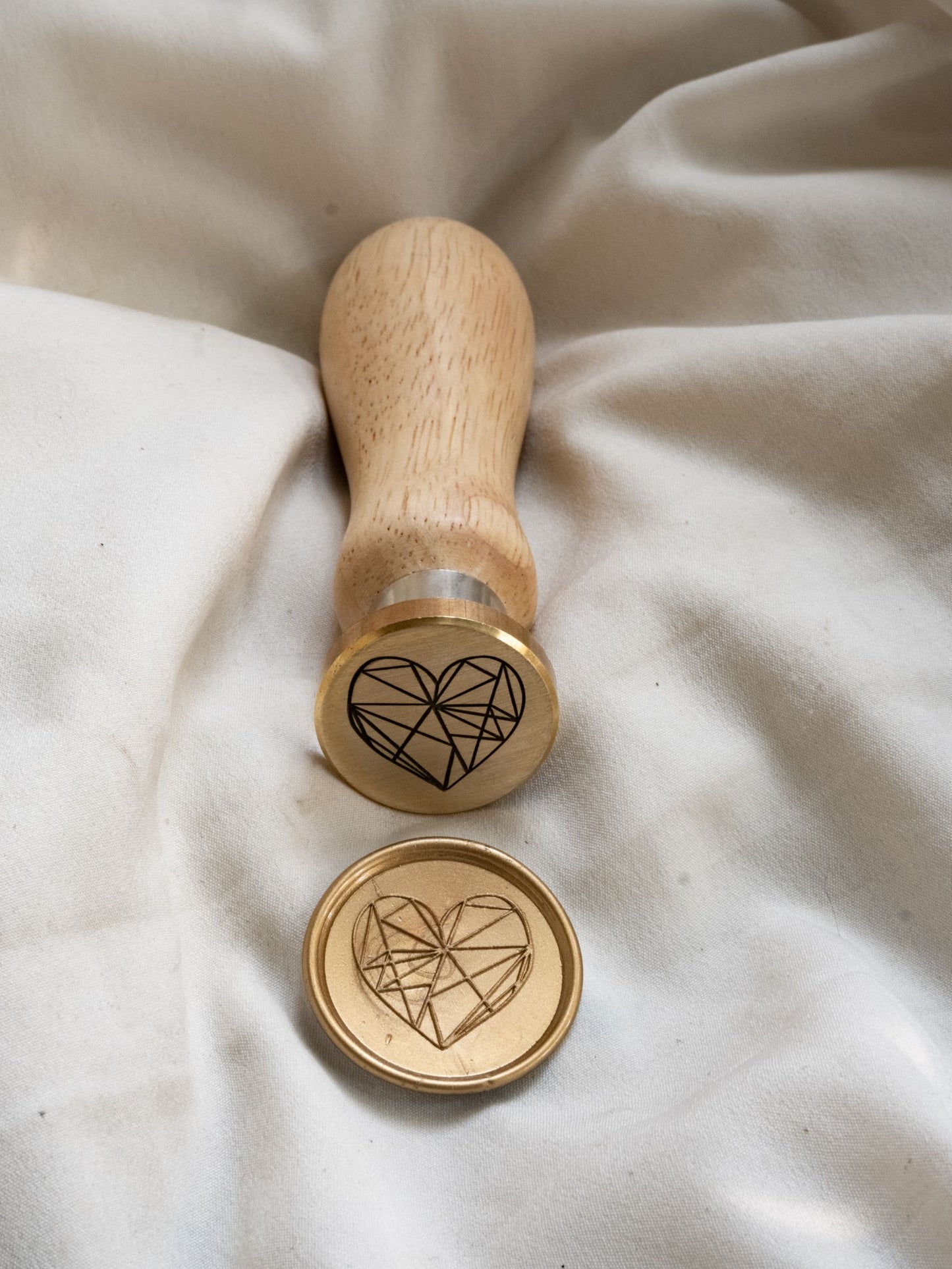 Geometric Heart WaxStamp