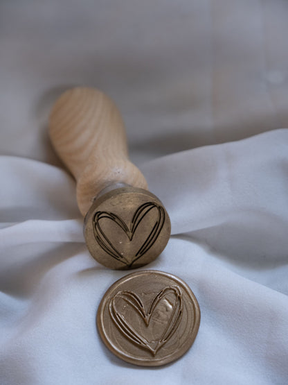 Triple Heart Waxstamp