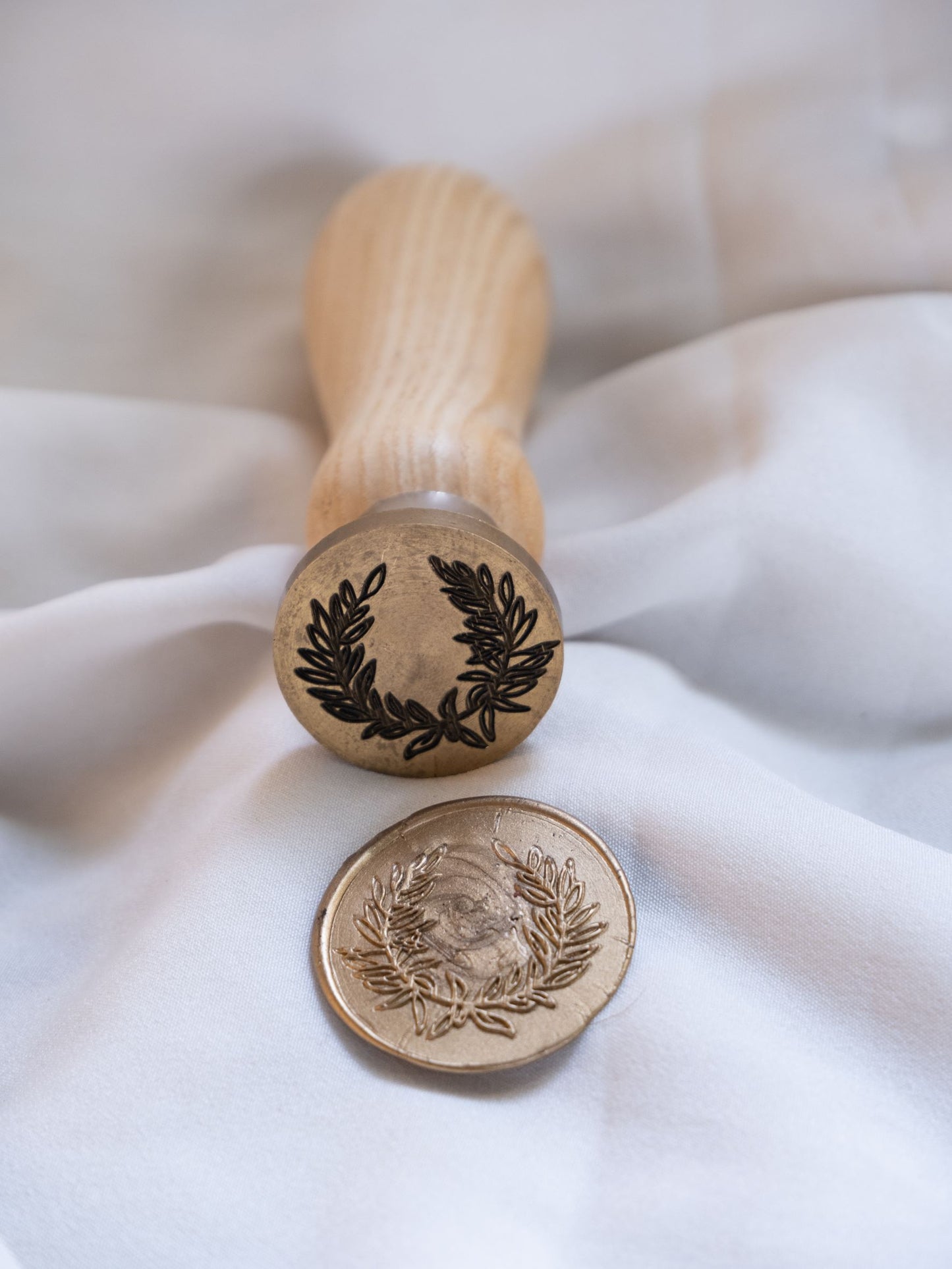 Worthy Wreath Waxstamp